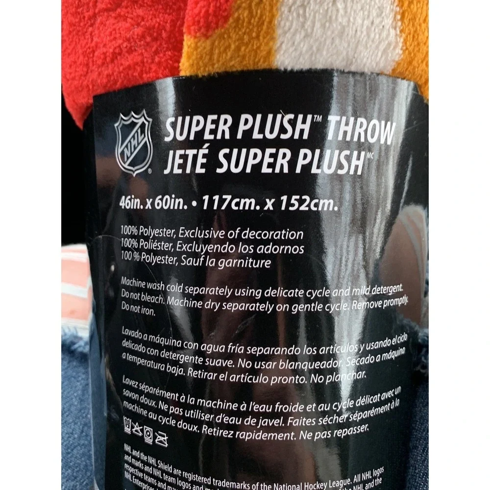 Chicago‎ Blackhawks NHL Fleece Throw Blanket Super Plush 46